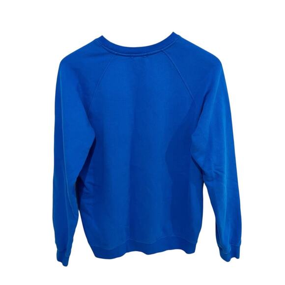 French Disorder Frenchy Sweatshirt Rainbow Small Unisex Women's Crew Neck Blue - Picture 2 of 7